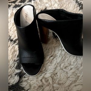 Vince Peep Toe heal booties 8